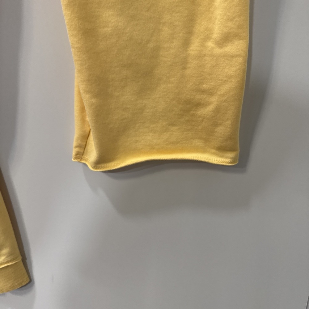 Neimann Marcus Yellow Track Suit Straight Leg, Full Zip Hooded Jacket Size Small - Picture 15 of 16